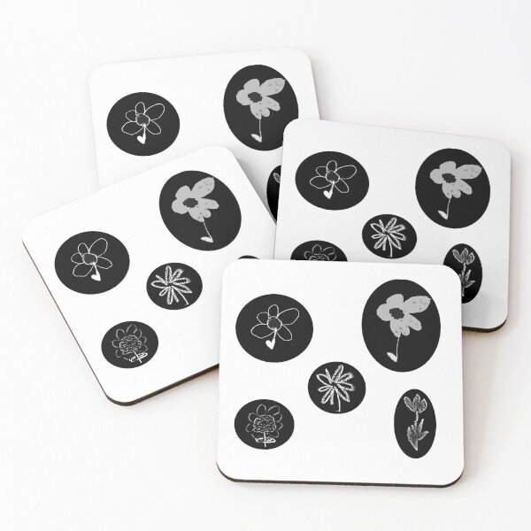Item preview, Flower In Bubble Black designed and sold by KidaDiNicchi.