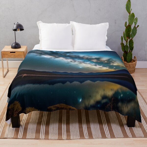 Item preview, Enchanted Milky Way Reflections: Tranquil Lake At Dusk designed and sold by EnchantedVista.