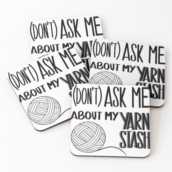 Item preview, (Don't) ask me about my yarn stash designed and sold by octocrafty.