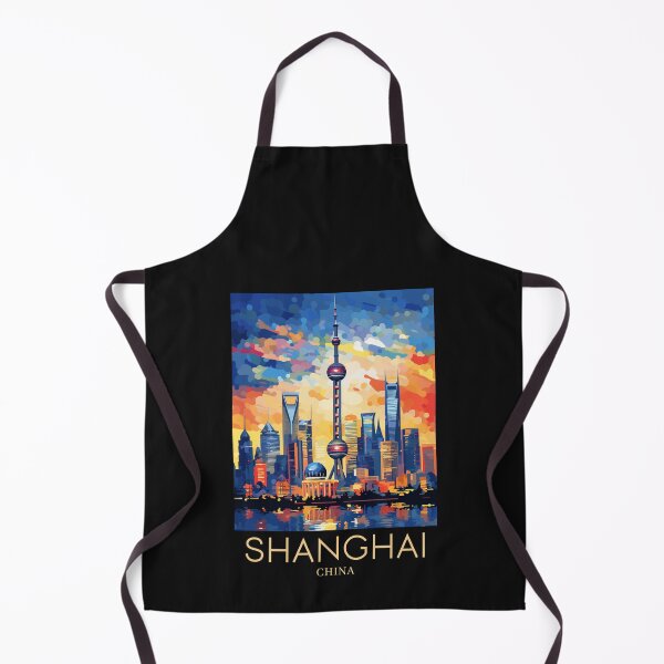 Item preview, A Pop Art Travel Print of Shanghai - China designed and sold by StudioRedKoala.