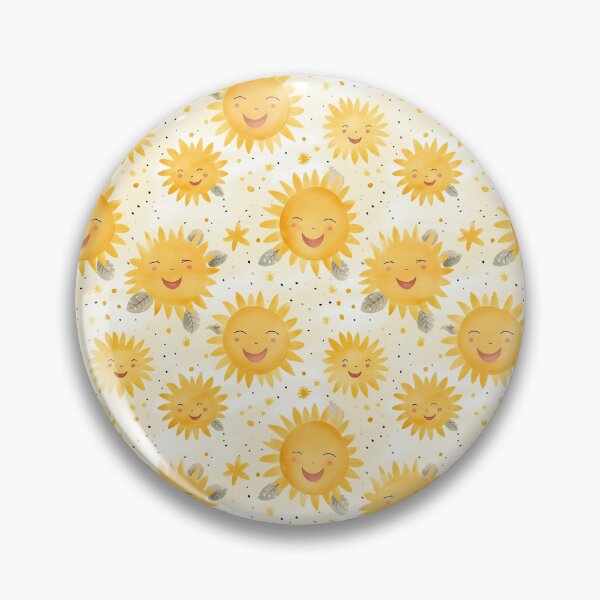 Item preview, Smiling Sun Watercolor Pattern #1 designed and sold by NatureSight.