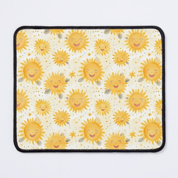 Item preview, Smiling Sun Watercolor Pattern #1 designed and sold by NatureSight.