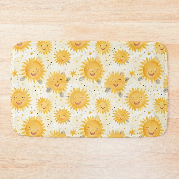 Item preview, Smiling Sun Watercolor Pattern #1 designed and sold by NatureSight.