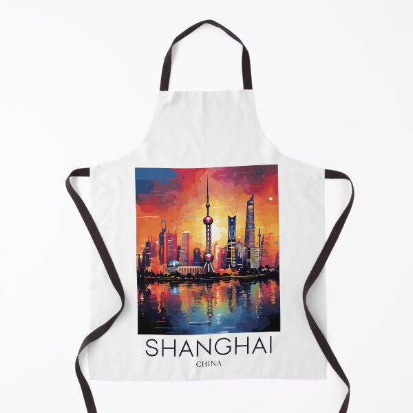 Item preview, A Pop Art Travel Print of Shanghai - China designed and sold by StudioRedKoala.