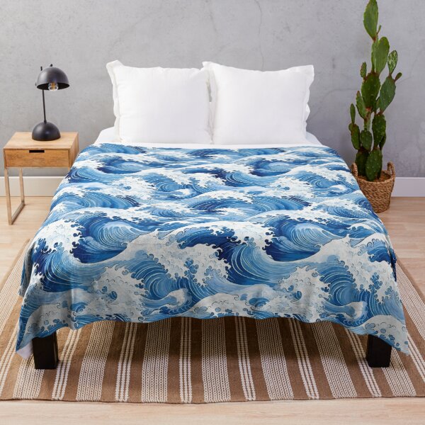 Item preview, Sea Waves Watercolor Pattern #1 designed and sold by NatureSight.