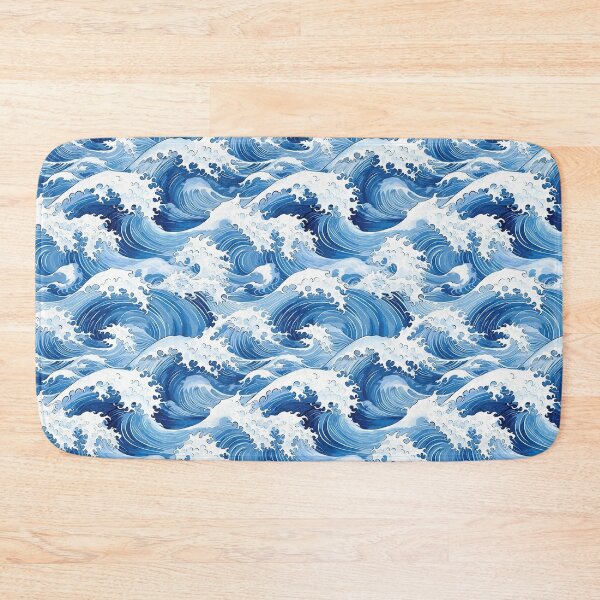 Item preview, Sea Waves Watercolor Pattern #1 designed and sold by NatureSight.