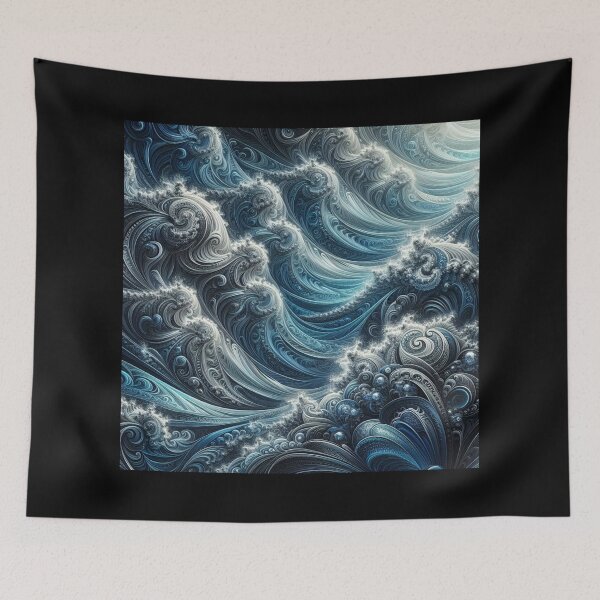 Item preview, Fractal Waves 2 designed and sold by Sybille-Yates.