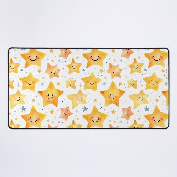 Item preview, Smiling Stars Watercolor Pattern #1 designed and sold by NatureSight.