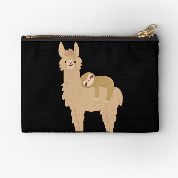 Item preview, Adorable Sloth Relaxing on a Llama | Funny Llama Sloth designed and sold by Andrew Orr.