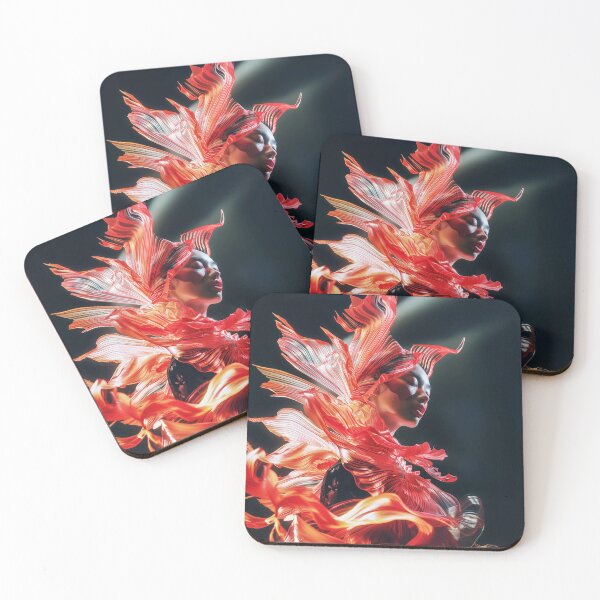 Item preview, "Asian Beauty in Red Highlights" designed and sold by MacroArtHub.