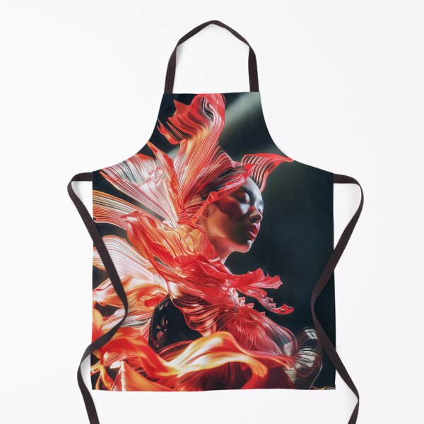 Item preview, "Asian Beauty in Red Highlights" designed and sold by MacroArtHub.