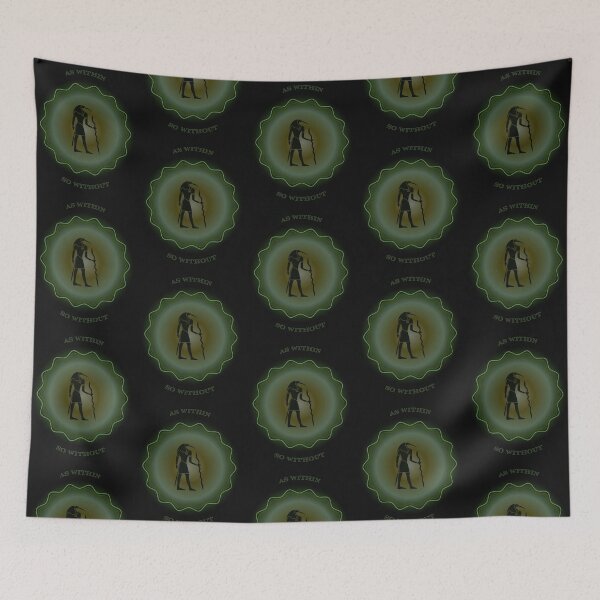 Item preview, As Within So Without.  Hermetic Principles, Thoth Ancient Egypt.  designed and sold by Third-Eye-Realm.