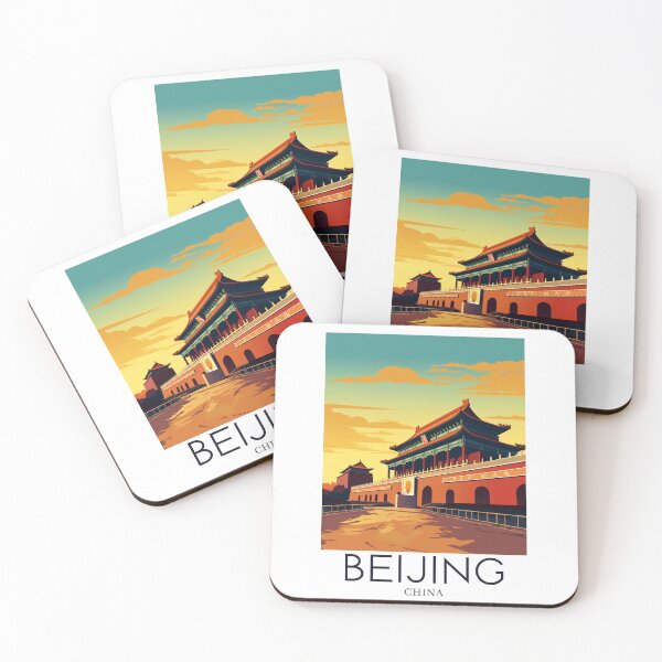 Item preview, A Pop Art Travel Print of Beijing - China designed and sold by StudioRedKoala.