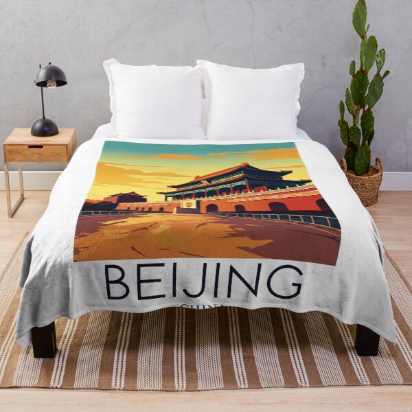 Item preview, A Pop Art Travel Print of Beijing - China designed and sold by StudioRedKoala.