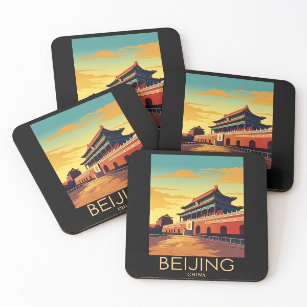 Item preview, A Pop Art Travel Print of Beijing - China designed and sold by StudioRedKoala.