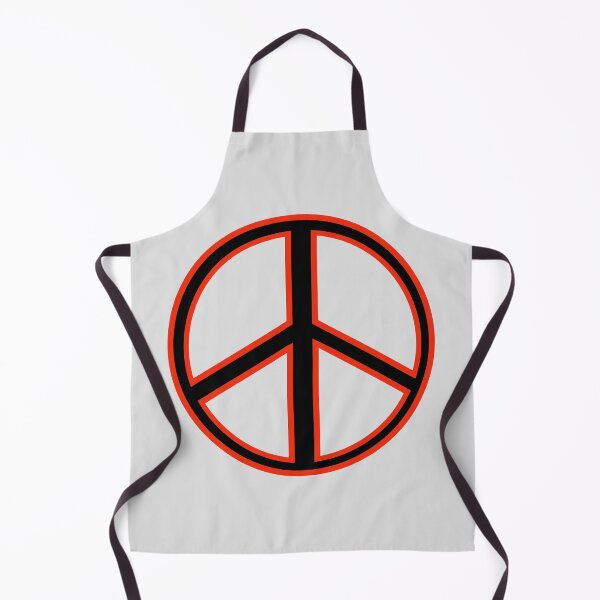 Item preview, Red and black peace sign designed and sold by Rachel the Artist .
