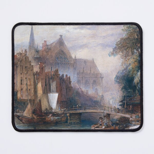Item preview, View of the Nieuwe Kerk and the Nieuwezijds Voorburgwal in Amsterdam, from the North (1853) by William Callow designed and sold by My Artprintz.