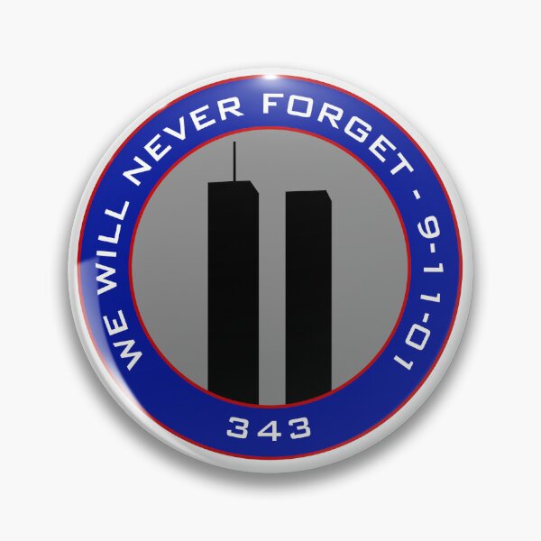 Item preview, Twin Towers September 11th World Trade Center Firefighters Tribute Design designed and sold by NovyyStickers.