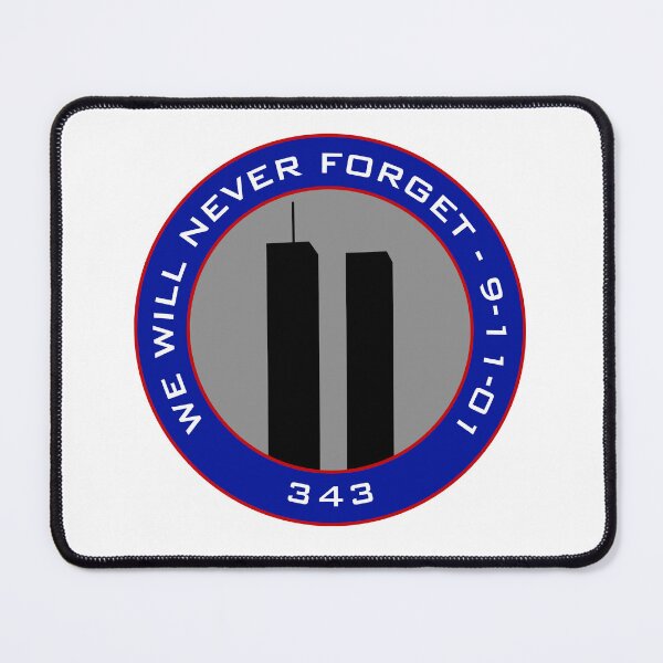 Item preview, Twin Towers September 11th World Trade Center Firefighters Tribute Design designed and sold by NovyyStickers.