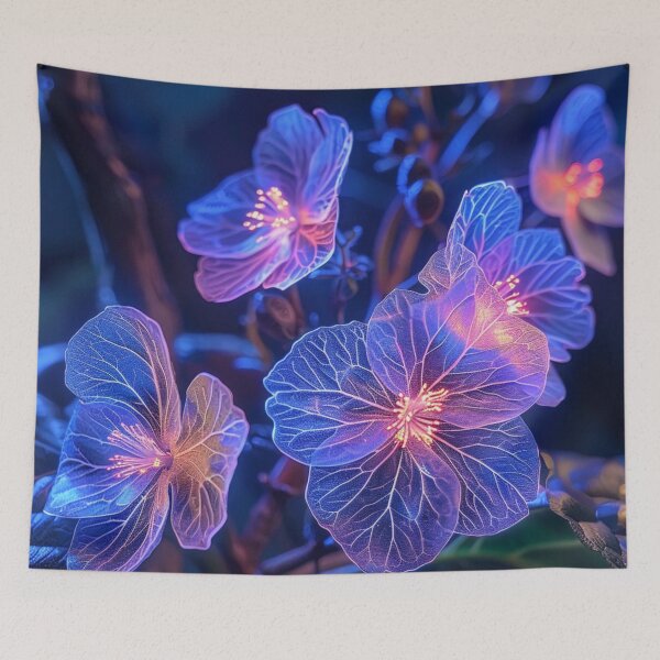 Item preview, Bioluminescent Flowers  designed and sold by Myra365Art.
