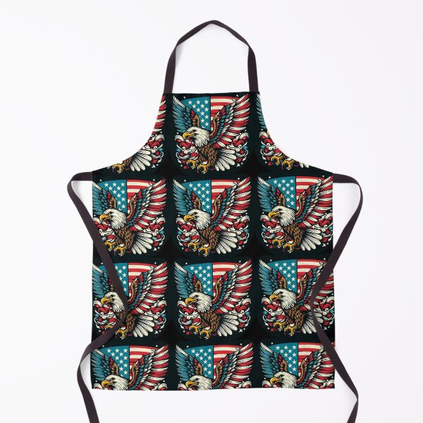 Item preview, Flash Tattoo Vintage Screaming American Bald Eagle Art designed and sold by BrianSaysDesign.