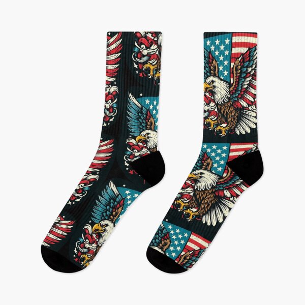 Item preview, Flash Tattoo Vintage Screaming American Bald Eagle Art designed and sold by BrianSaysDesign.