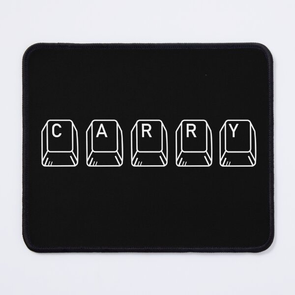 Item preview, Carry keyboard keys white line design designed and sold by TheVibeMerchant.