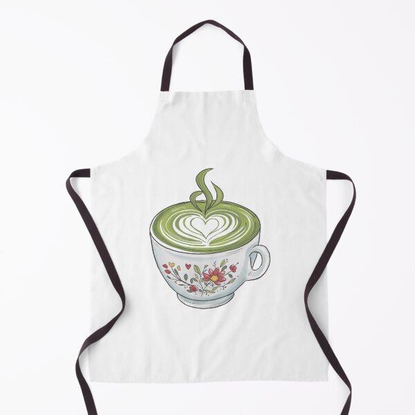 Artikelvorschau, Handgezeichneter Matcha Latte entworfen und verkauft von canvadreamer444.