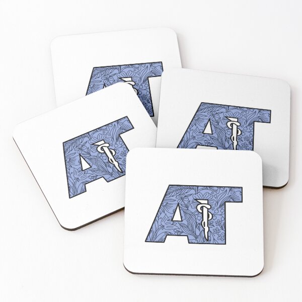 Item preview, Athletic Training Logo Blue Floral designed and sold by rosiepiscitello.