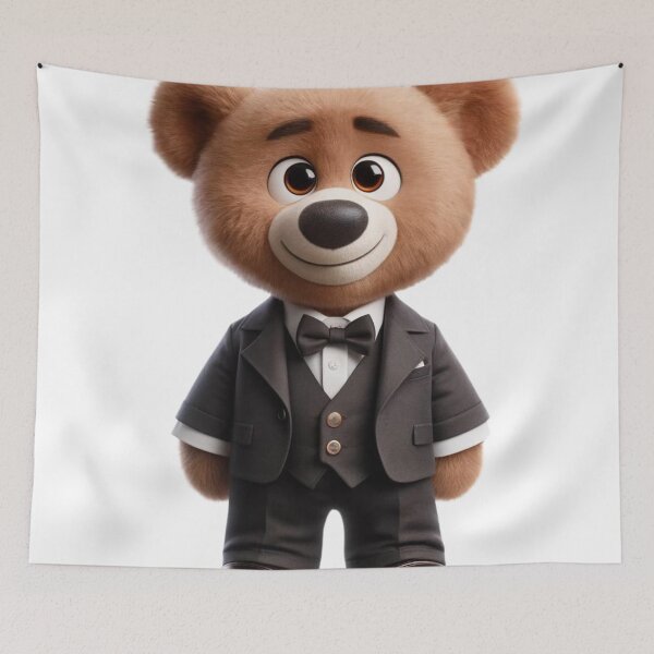 Item preview, Dapper Teddy Bear in a Tuxedo designed and sold by Sillytoe.
