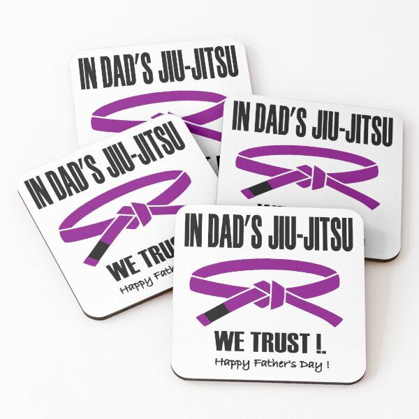 Item preview, In Dad's Jiu-Jitsu we trust - purple belt designed and sold by LuizSilva1983.