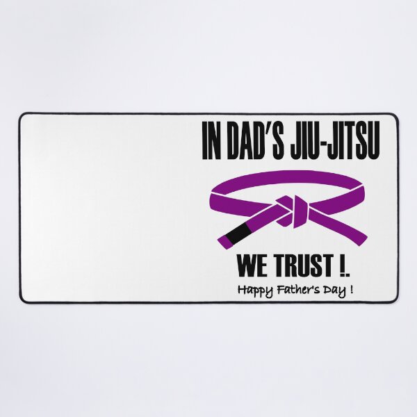 Item preview, In Dad's Jiu-Jitsu we trust - purple belt designed and sold by LuizSilva1983.