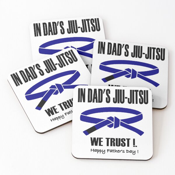 Item preview, In Dad's Jiu-Jitsu we trust - blue belt designed and sold by LuizSilva1983.