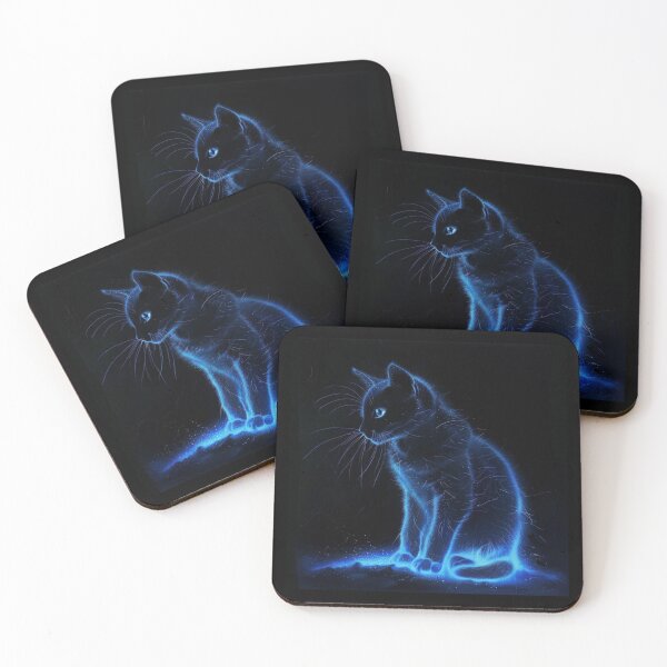 Item preview, Bioluminescent Cat designed and sold by Myra365Art.