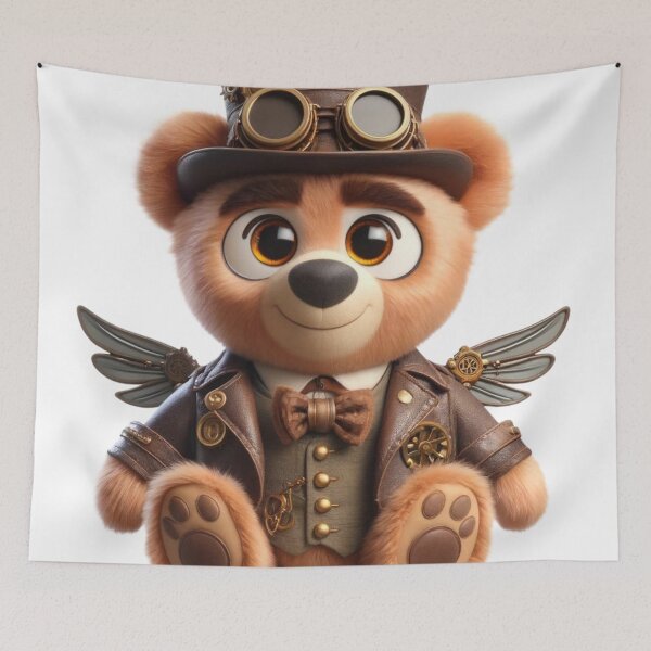 Item preview, Steampunk Teddy Bear Adventurer designed and sold by Sillytoe.