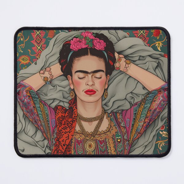Item preview, Frida Flowery Folk Art designed and sold by Carinaprint.