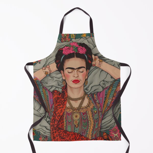 Item preview, Frida Flowery Folk Art designed and sold by Carinaprint.