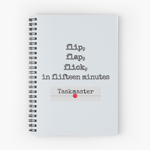Item preview, Taskmaster: flip, flap, flick in flifteen minutes designed and sold by lmfluffycat.