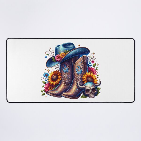 Item preview, Western Floral Cowboy Boots designed and sold by TrulyBlessedLLC.