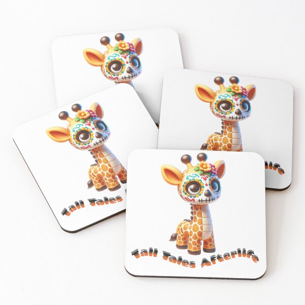 Item preview, Dia De Los Muertos Giraffe designed and sold by thefurrypickle.