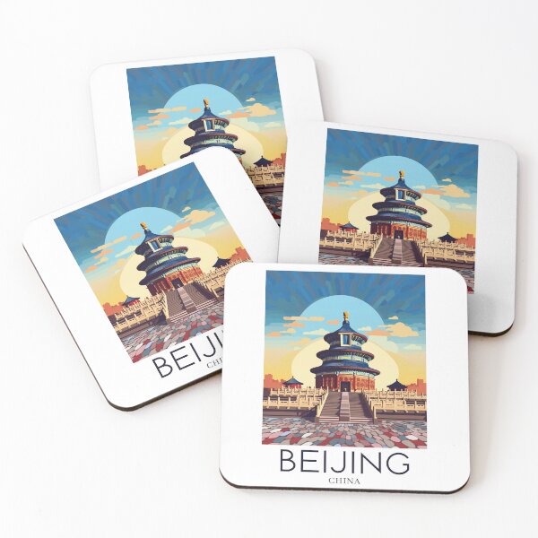 Item preview, A Pop Art Travel Print of Beijing - China designed and sold by StudioRedKoala.