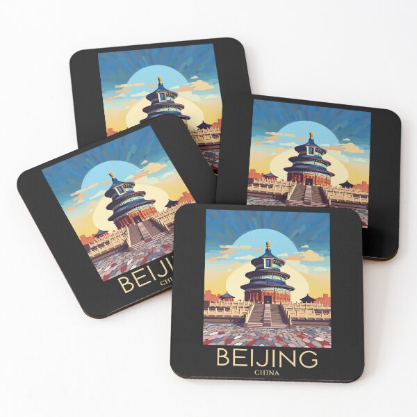 Item preview, A Pop Art Travel Print of Beijing - China designed and sold by StudioRedKoala.