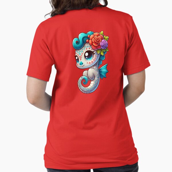 Item preview, Dia De Los Muertos Seahorse designed and sold by thefurrypickle.