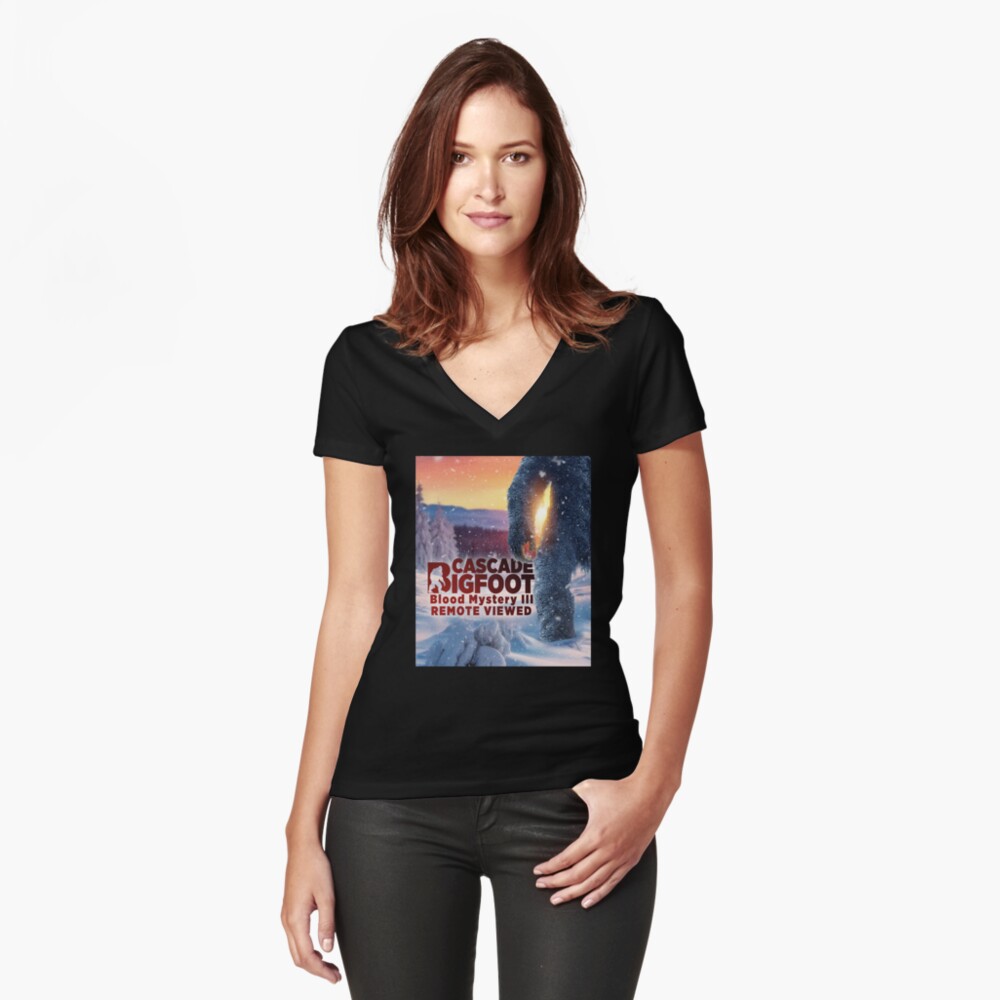 Item preview, Fitted V-Neck T-Shirt designed and sold by Heinessight.