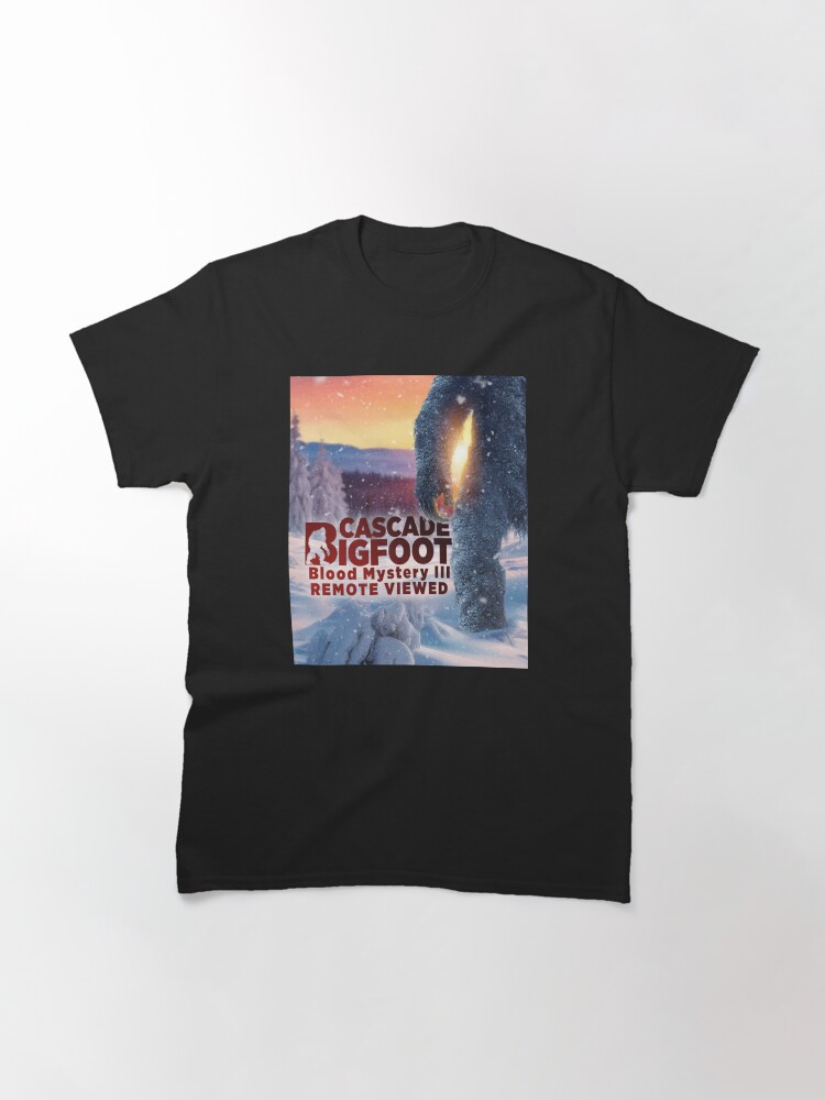 Thumbnail 3 of 7, Classic T-Shirt, Cascade Bigfoot Blood Mystery III Remote Viewed designed and sold by Heinessight.