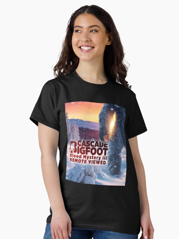 Thumbnail 2 of 7, Classic T-Shirt, Cascade Bigfoot Blood Mystery III Remote Viewed designed and sold by Heinessight.