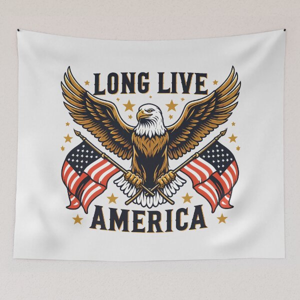 Item preview, Long Live America designed and sold by PawPrintStyles.