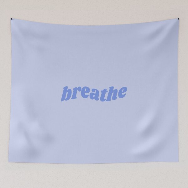 Item preview, Breathe - blue quote designed and sold by Cre8iveCat.