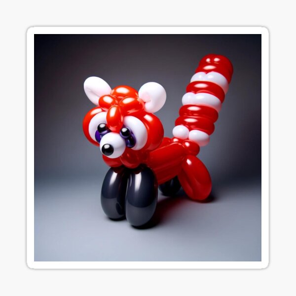 Item preview, Balloon Red Panda Delight designed and sold by Sillytoe.