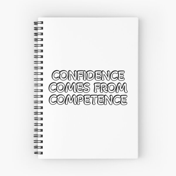 Item preview, Confidence comes from competence designed and sold by Inspirationmotivation.